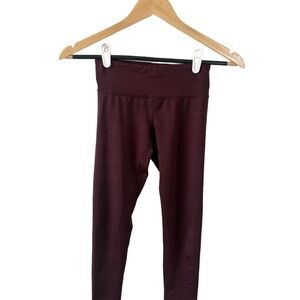 Old Navy Active GO-DRY Girls Leggings Maroon Size M (8)